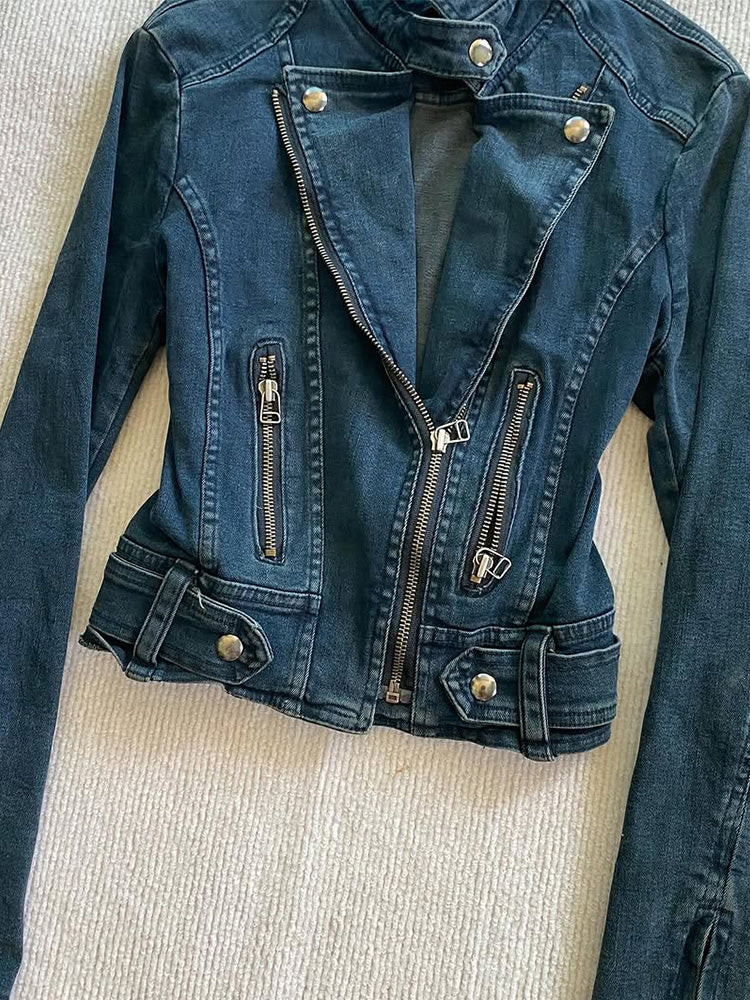 retro denim jacket - Image 3
