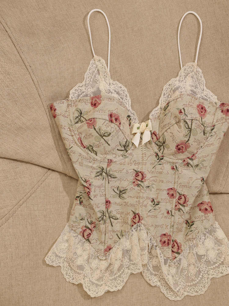 Retro Floral Camisole - Image 2