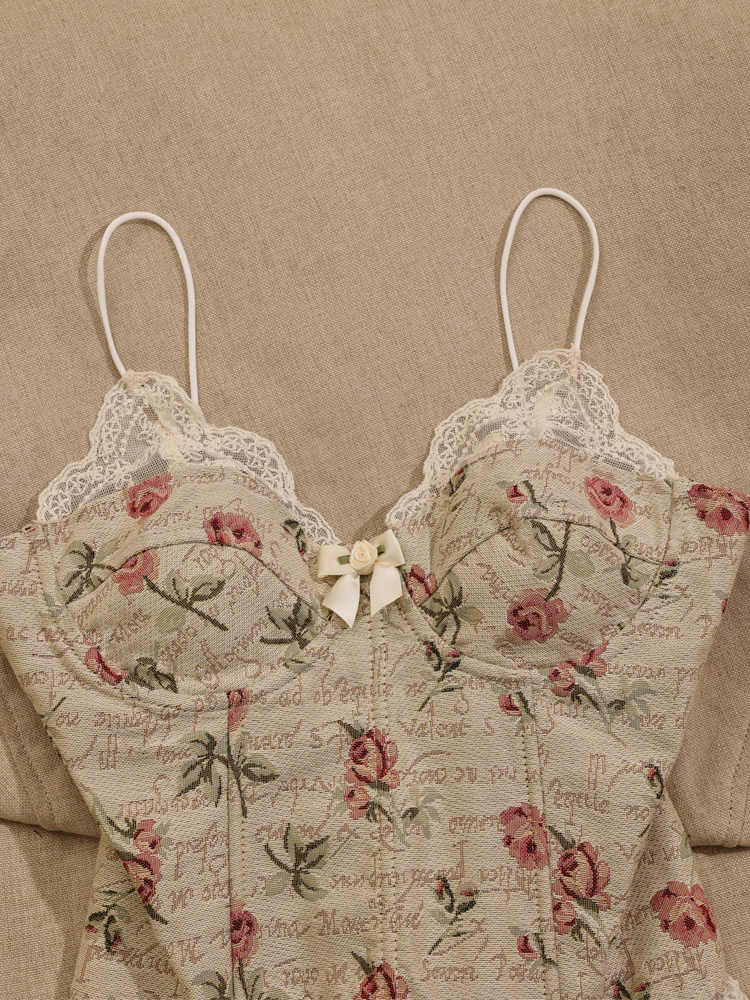 Retro Floral Camisole - Image 3