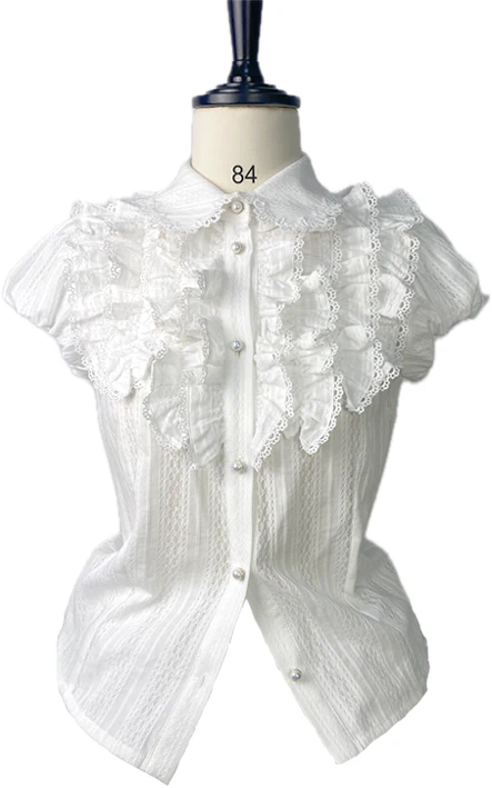 [Pre-order] Pink Blue Romantic Lace Lolita Princess Dress + Shirt + Set 1/2/3 - Image 6