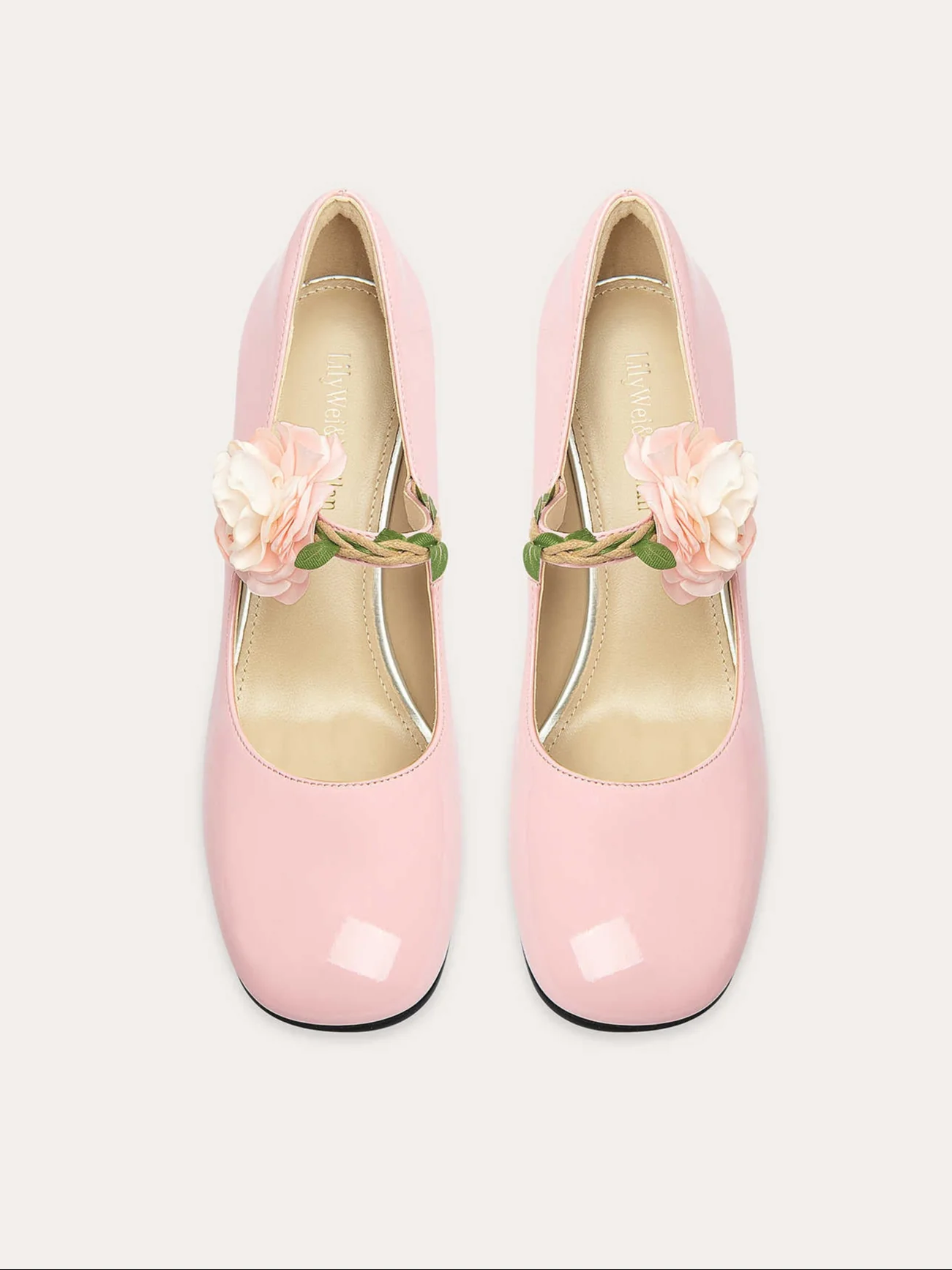Retro Flowers Mary Jane Shoes - Image 2