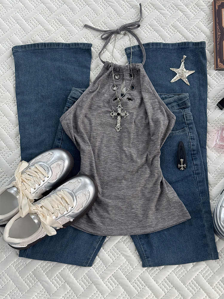 Retro Gray Top - Image 3