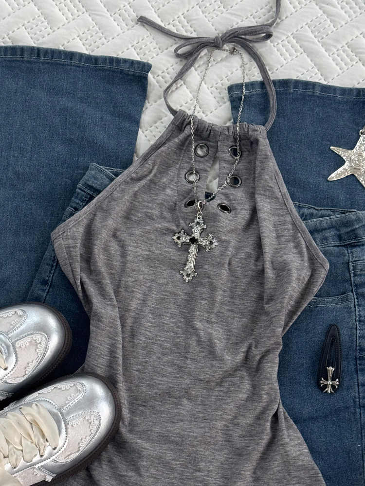 Retro Gray Top - Image 4