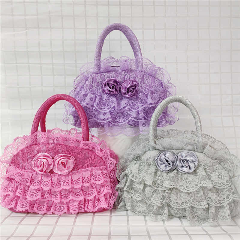 Retro Lace Roses Bag - Image 3