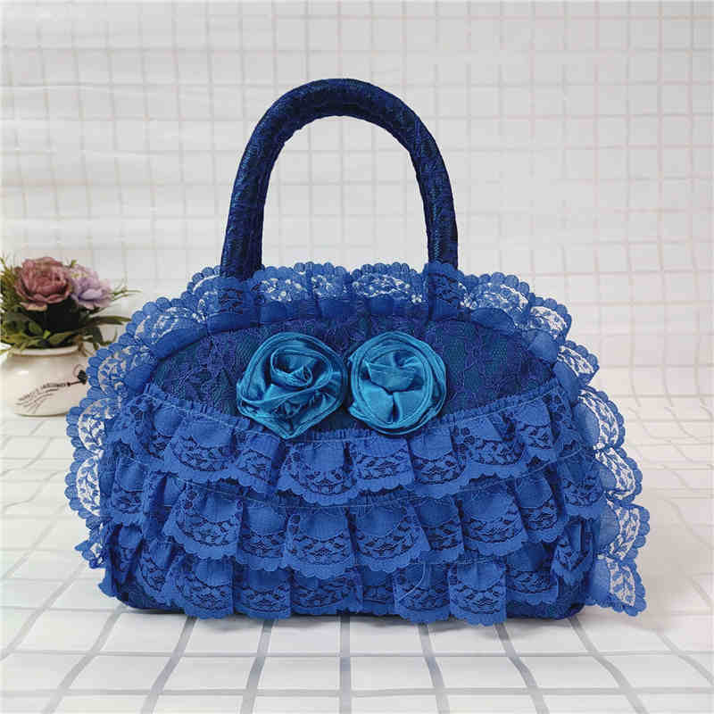 Retro Lace Roses Bag - Image 6