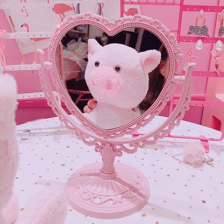 Retro palace style love desktop makeup mirror - Image 2