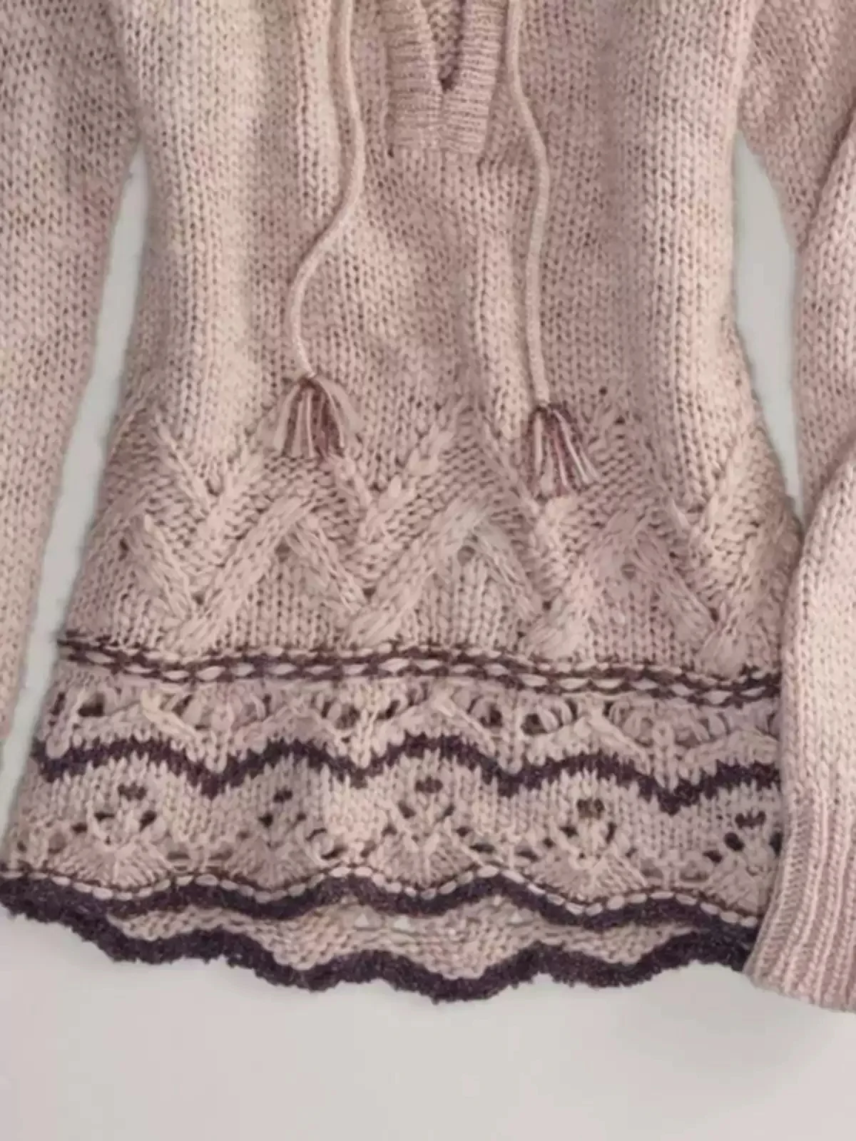Retro Pink Hoodie Sweater - Image 2