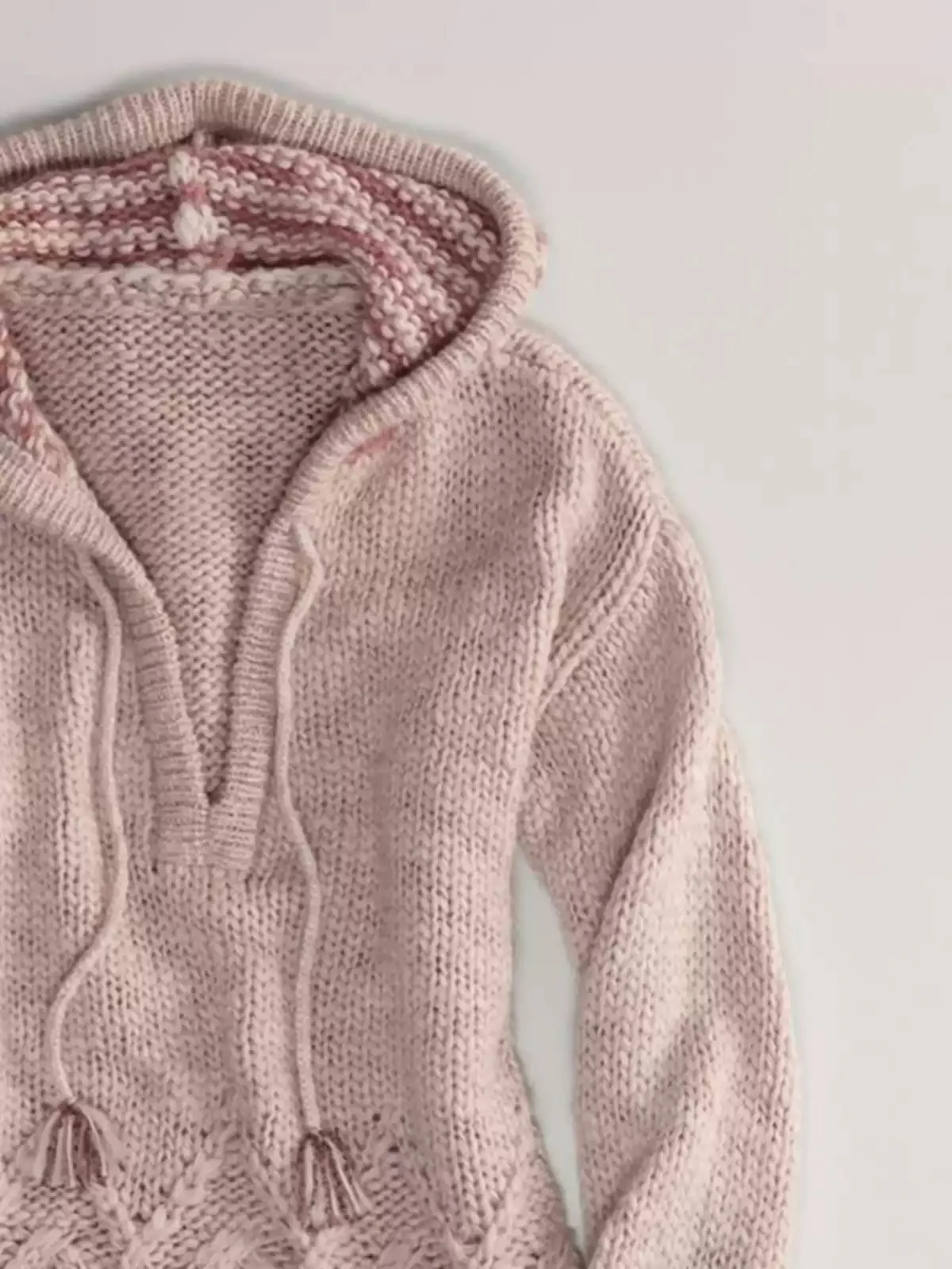 Retro Pink Hoodie Sweater - Image 4