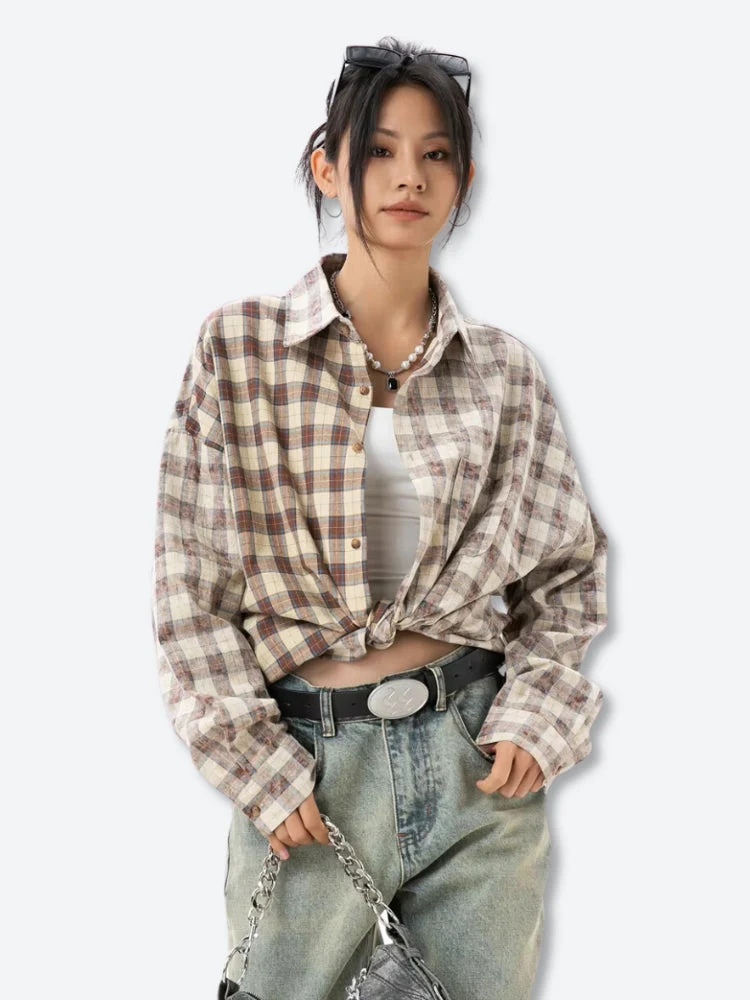 Retro Plaid Shirt - Image 3