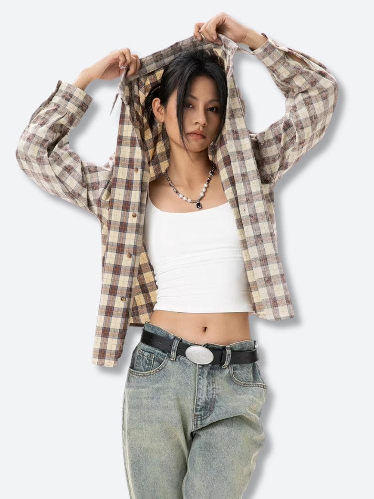 Retro Plaid Shirt - Image 5