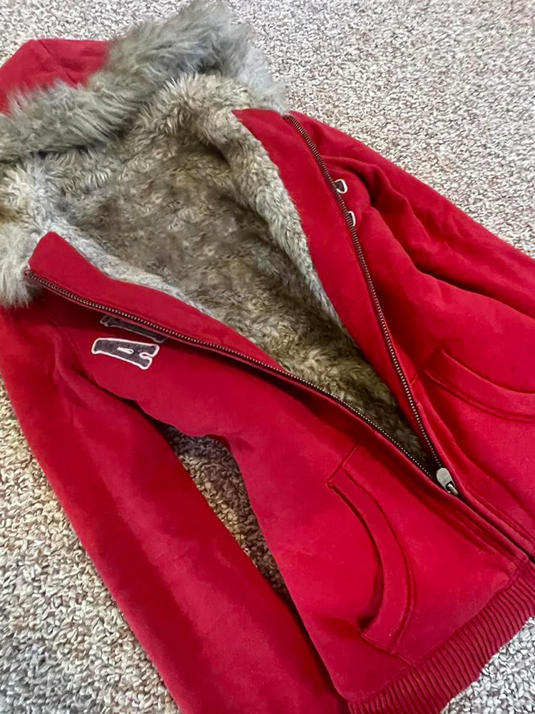 retro red jacket - Image 3