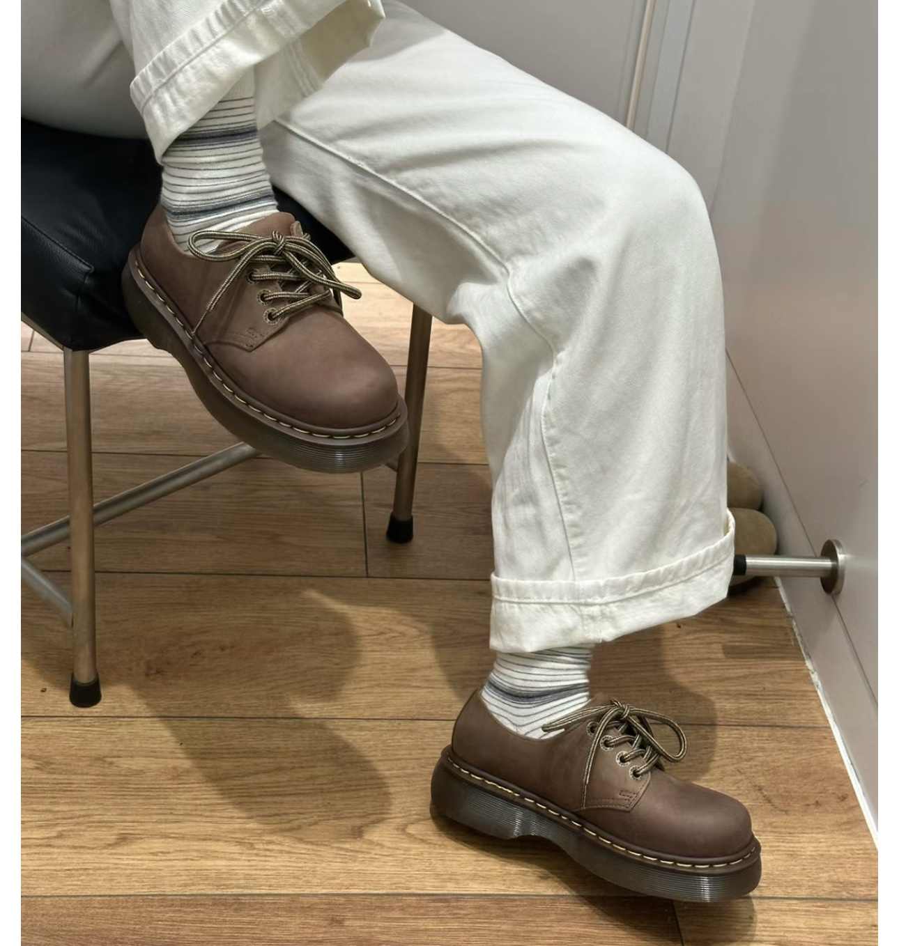 Retro Round-toe Martin Shoes - Image 4