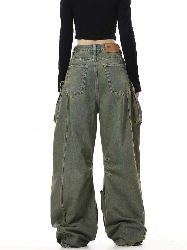 Retro Street Cargo Jeans - Image 3