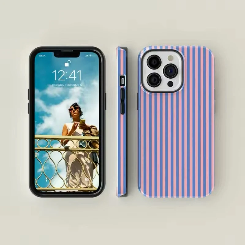 Retro Striped iPhone Case - Image 9