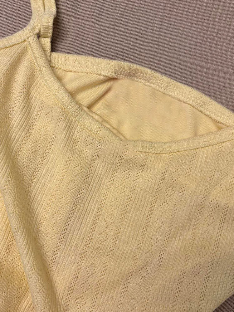 retro yellow suspender dress - Image 2