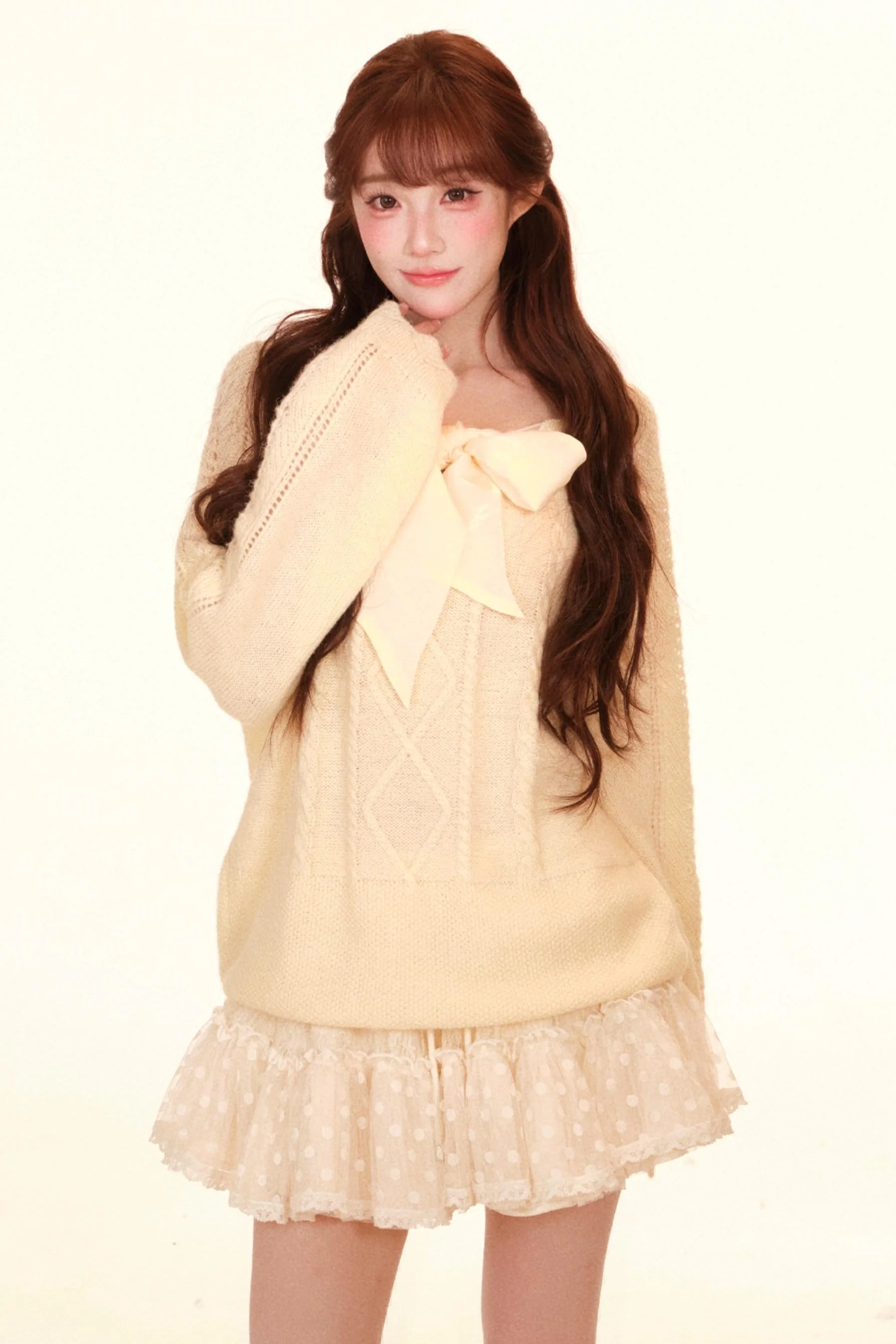 Loose Sweet Girly Top + Skirt - Image 2