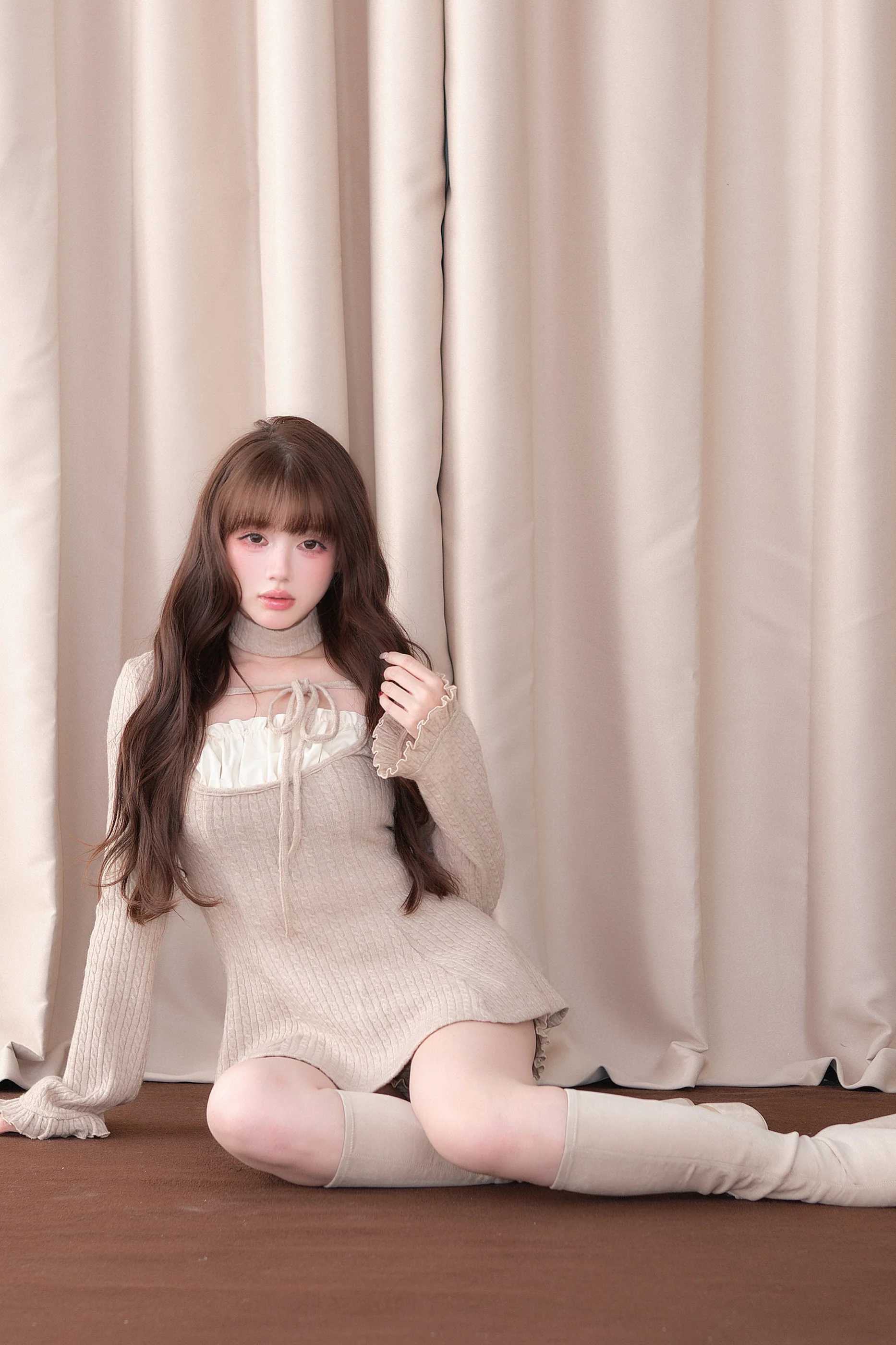 Ribbed Knit Dress + Shorts - Image 6