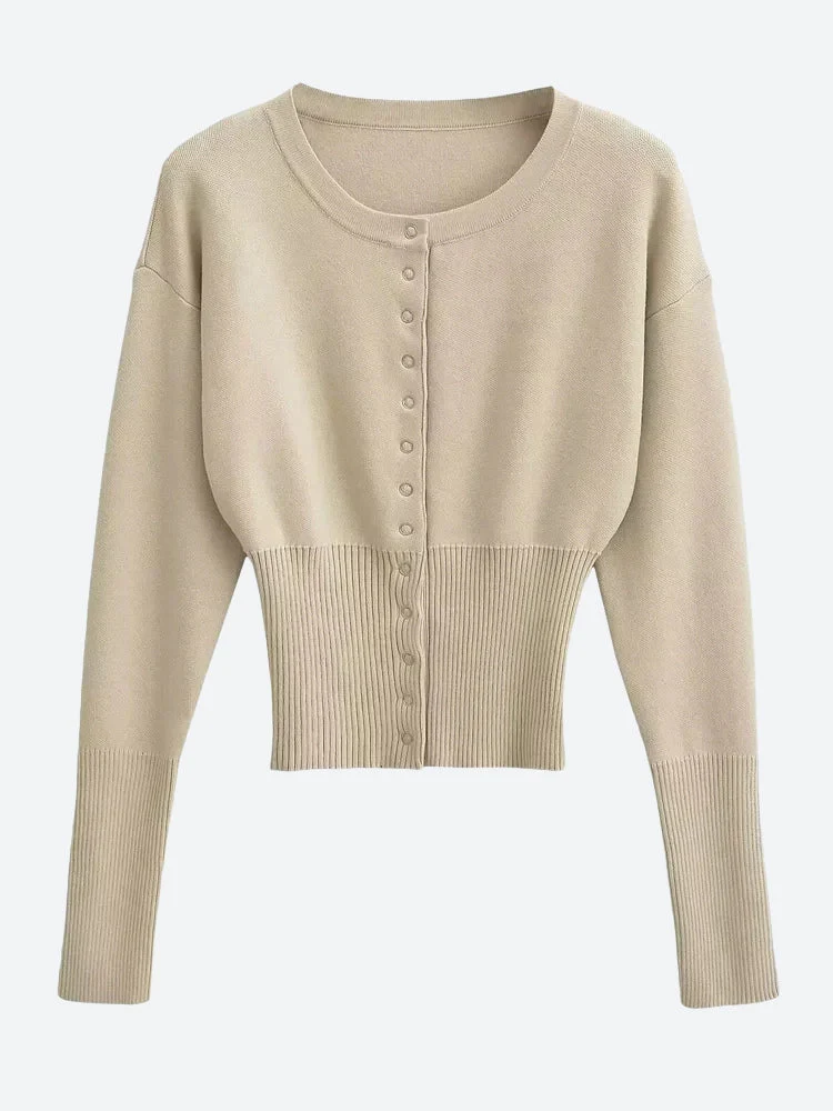 Ribbed Slim Fit Cardigan - Image 10