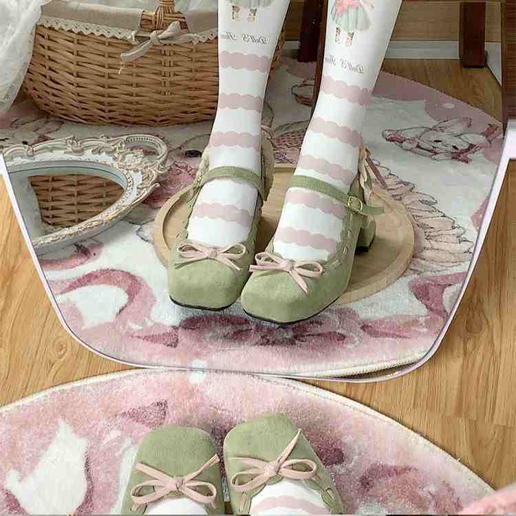 Rococo Square Toe Lolita Shoes - Image 4
