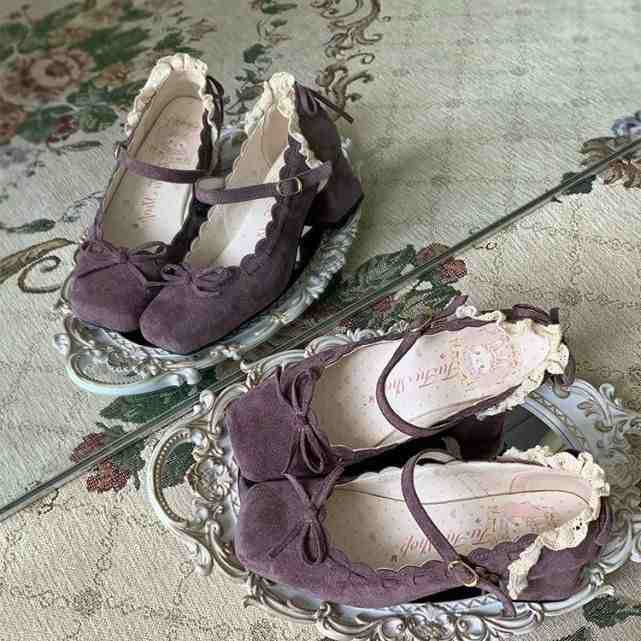 Rococo Square Toe Lolita Shoes - Image 6