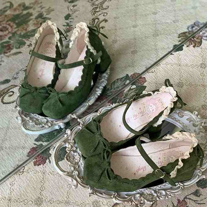 Rococo Square Toe Lolita Shoes - Image 7