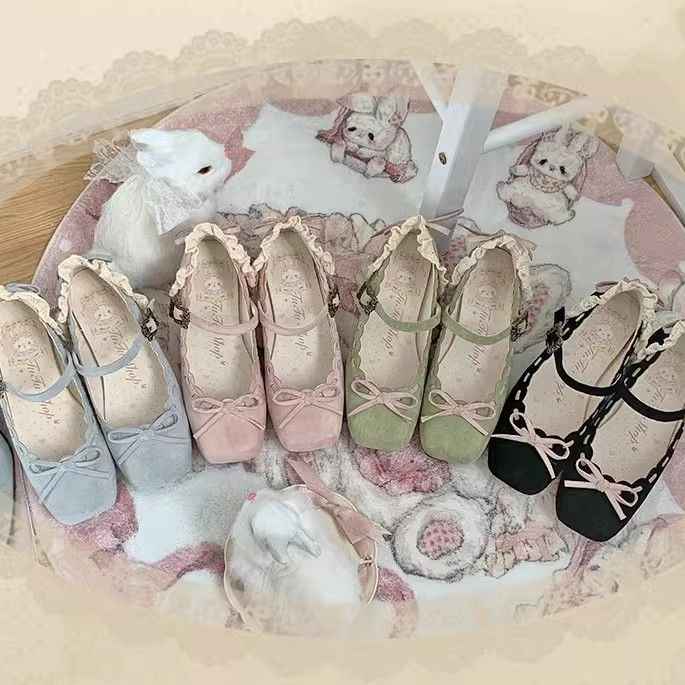 Rococo Square Toe Lolita Shoes - Image 8