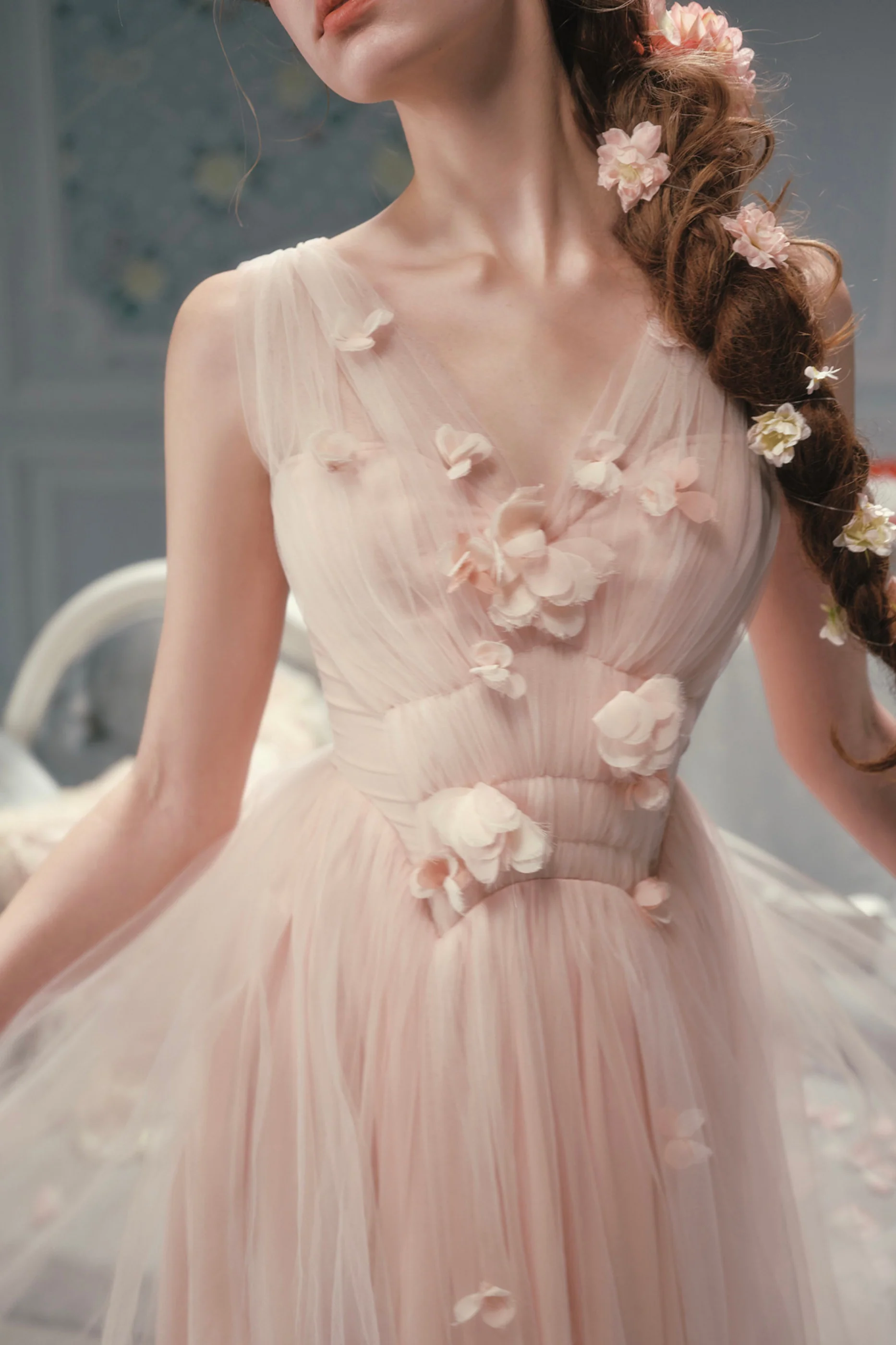 Romantic French Lace Dress - Image 10