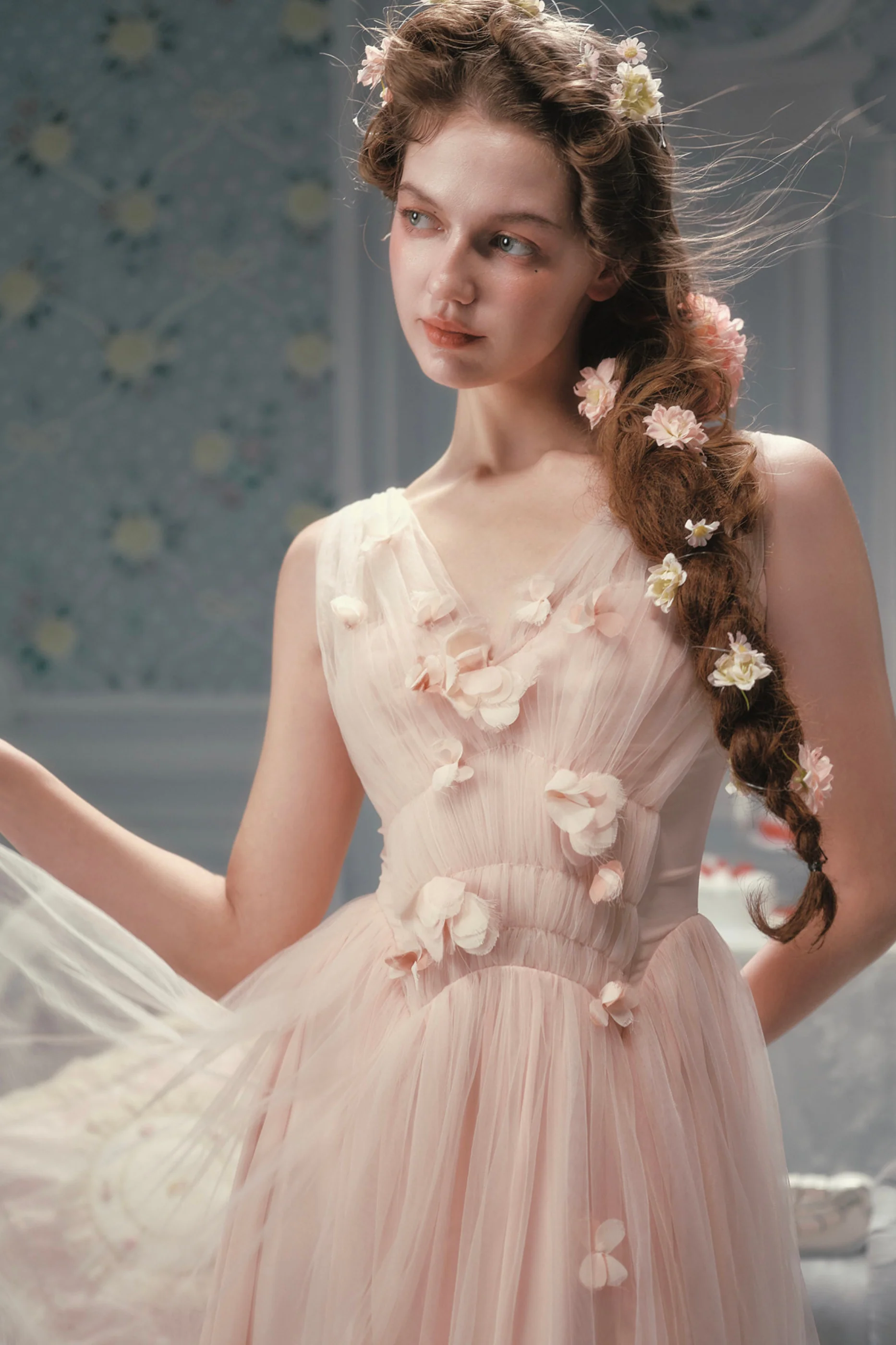 Romantic French Lace Dress - Image 8