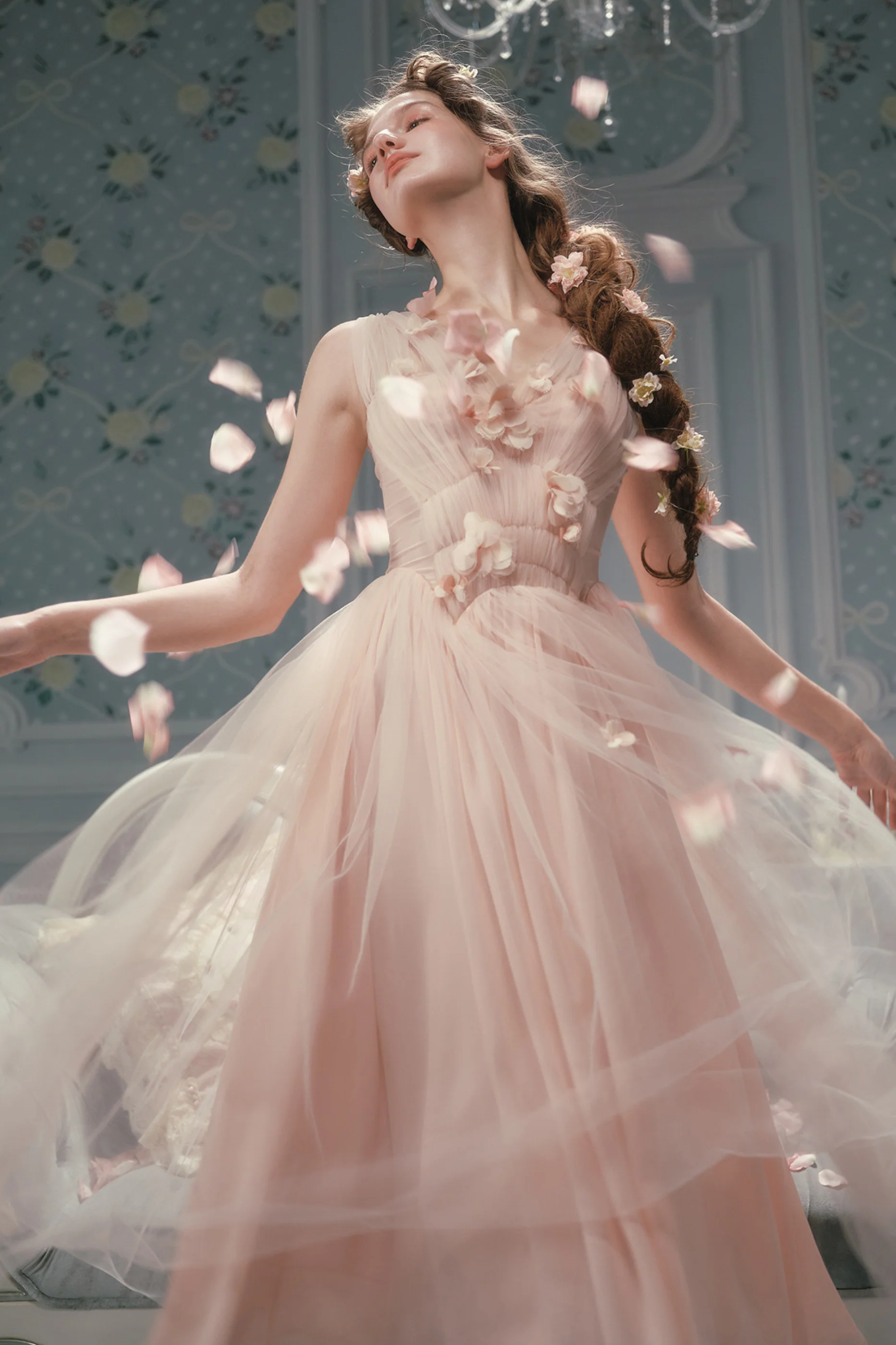 Romantic French Lace Dress - Image 7