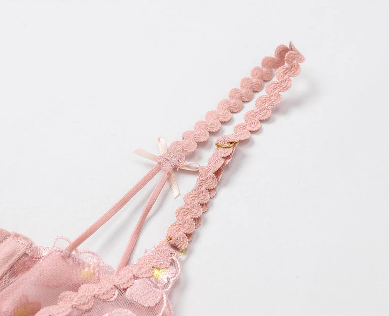 Romantic Lace Strap Nightgown - Image 3