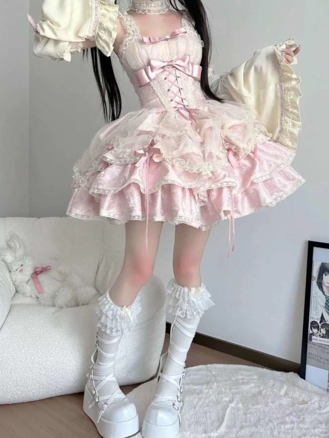 Rose Ballet Lolita Dress - Image 5