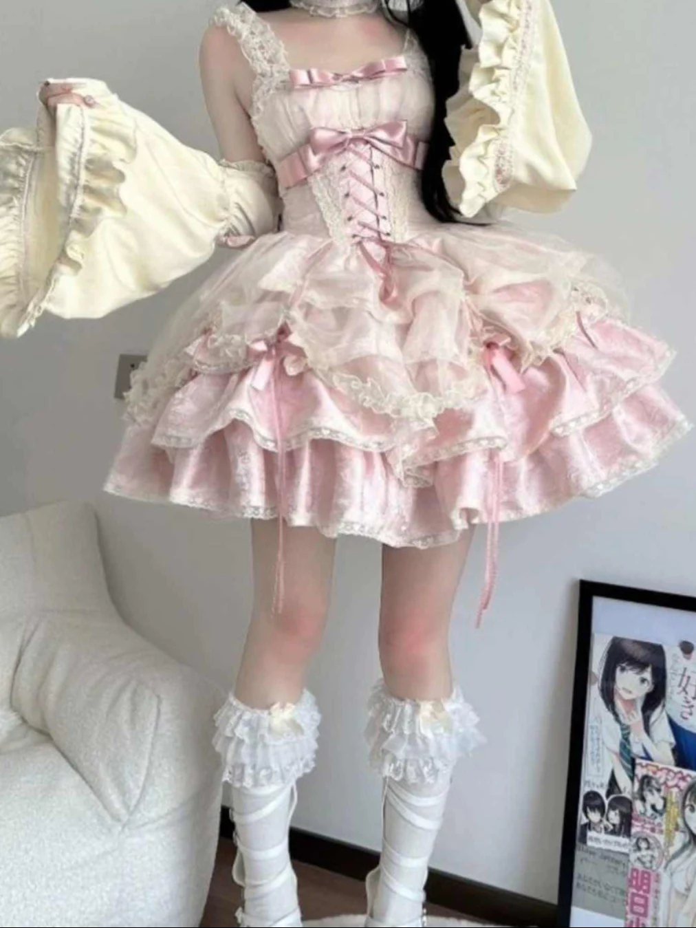 Rose Ballet Lolita Dress - Image 6