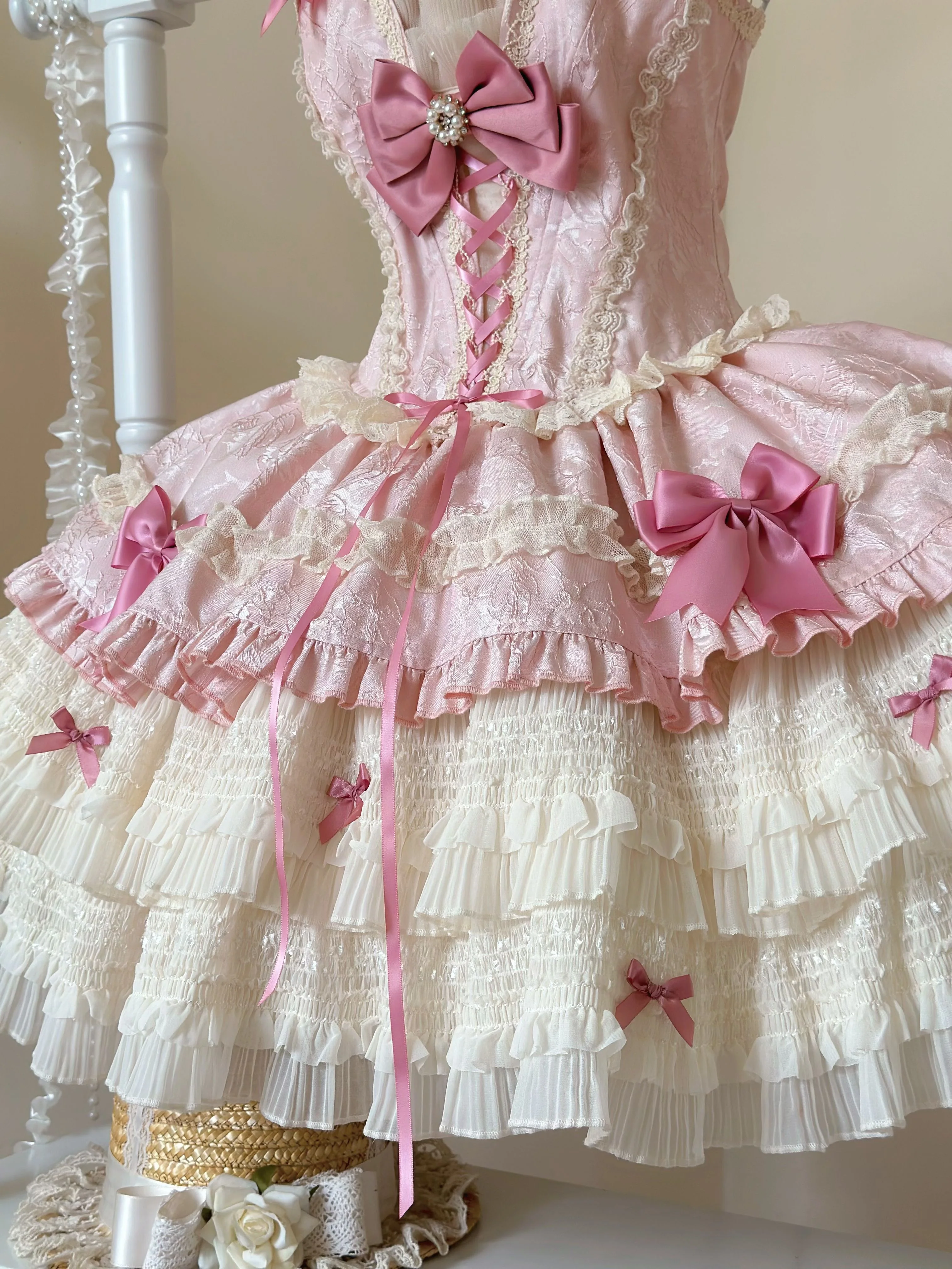 Rose Ballet Lolita Dress(PRE-SALE) - Image 3