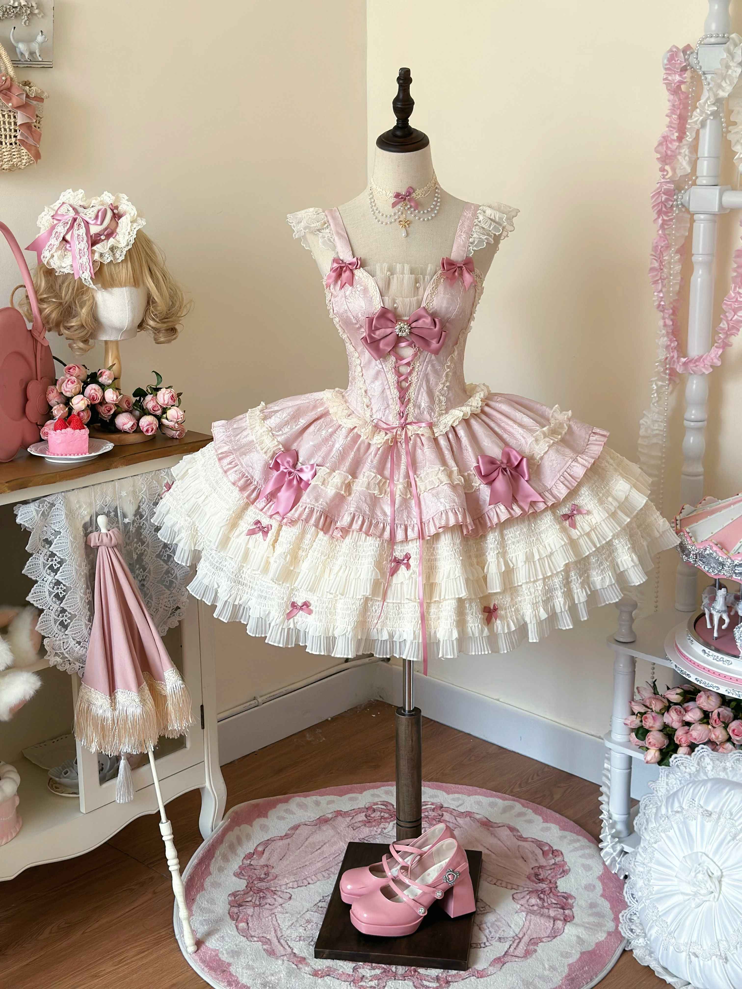 Rose Ballet Lolita Dress(PRE-SALE) - Image 6