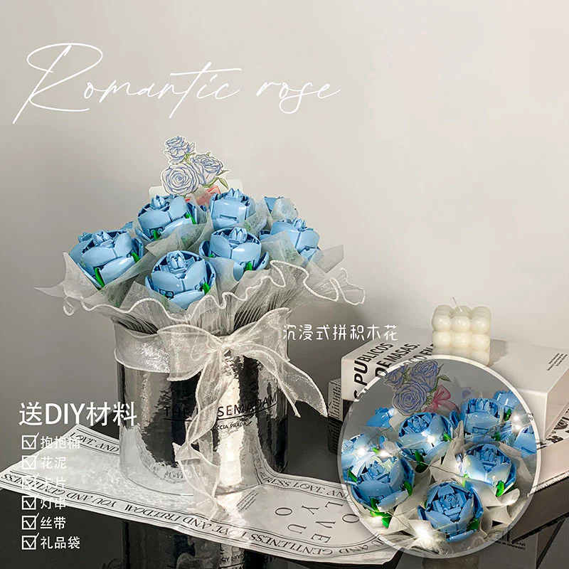 Rose Building Blocks Simulation Bouquet - Image 7