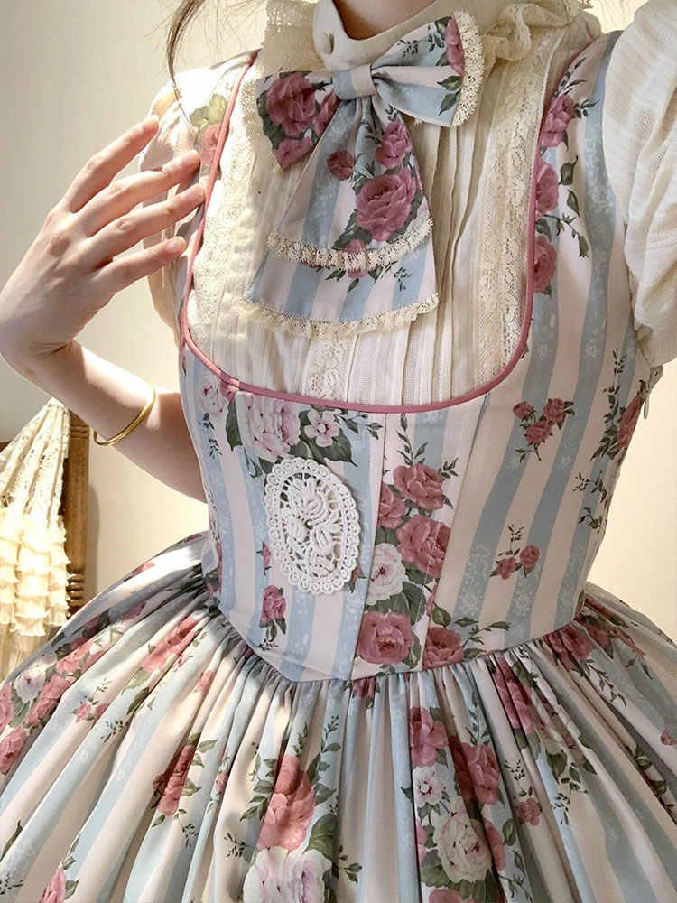 Rose Floral Lolita Princess Dress - Image 4