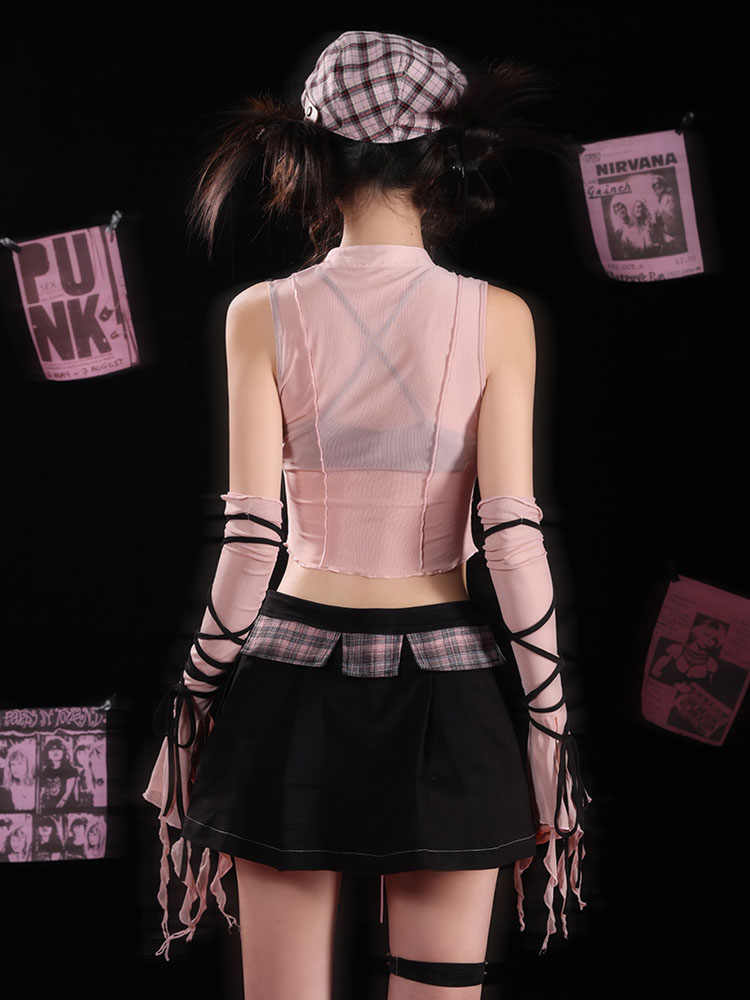 Rose Hollow Halter Neck Top - Image 4