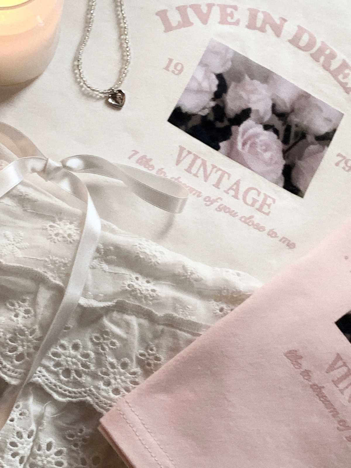 Rose Milk Pink T-shirt - Image 7