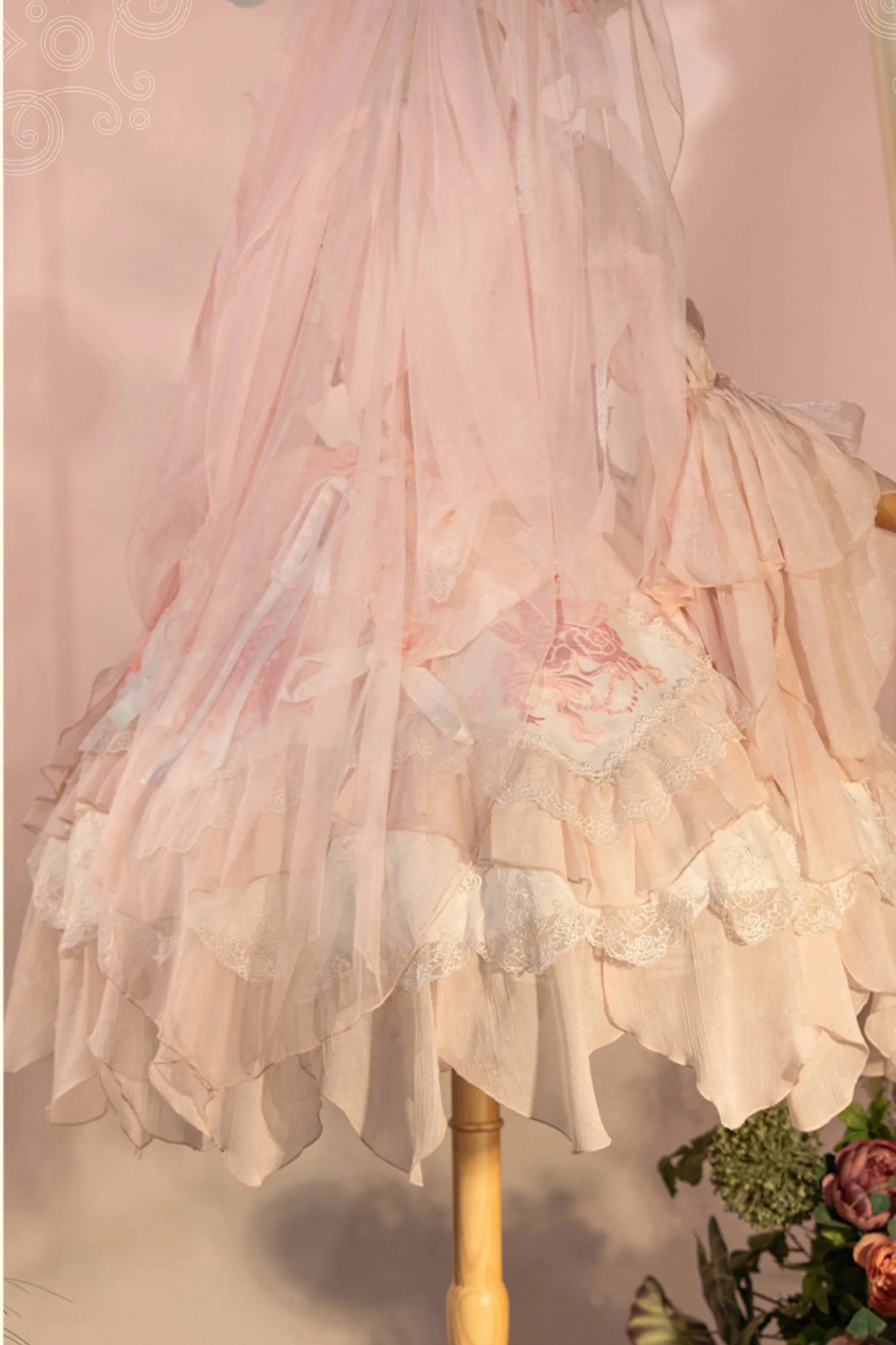 Fairy Princess Lolita Jumper Skirt + Hair Accessories + Sleeves - Image 10