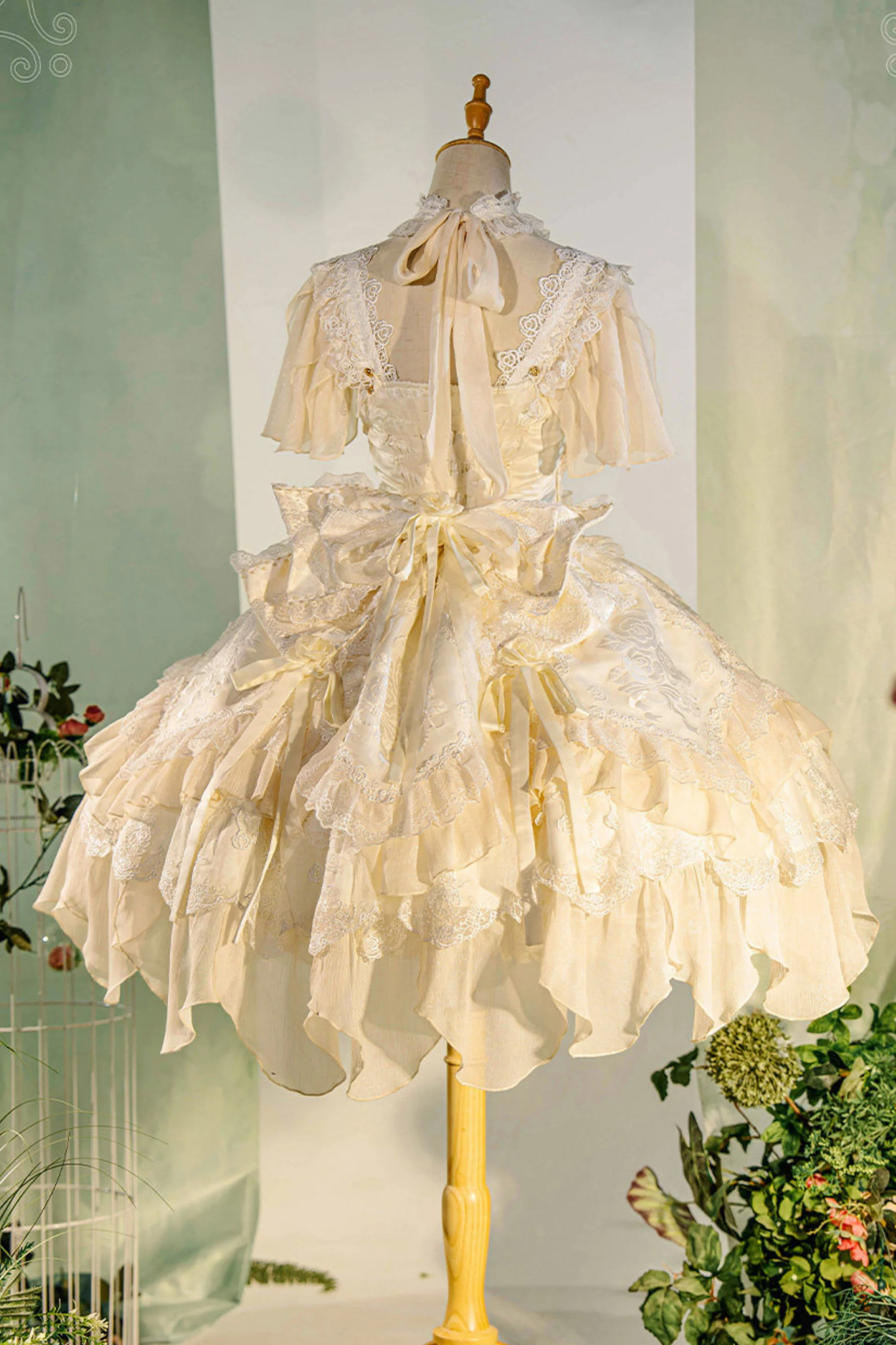Fairy Princess Lolita Jumper Skirt + Hair Accessories + Sleeves - Image 26