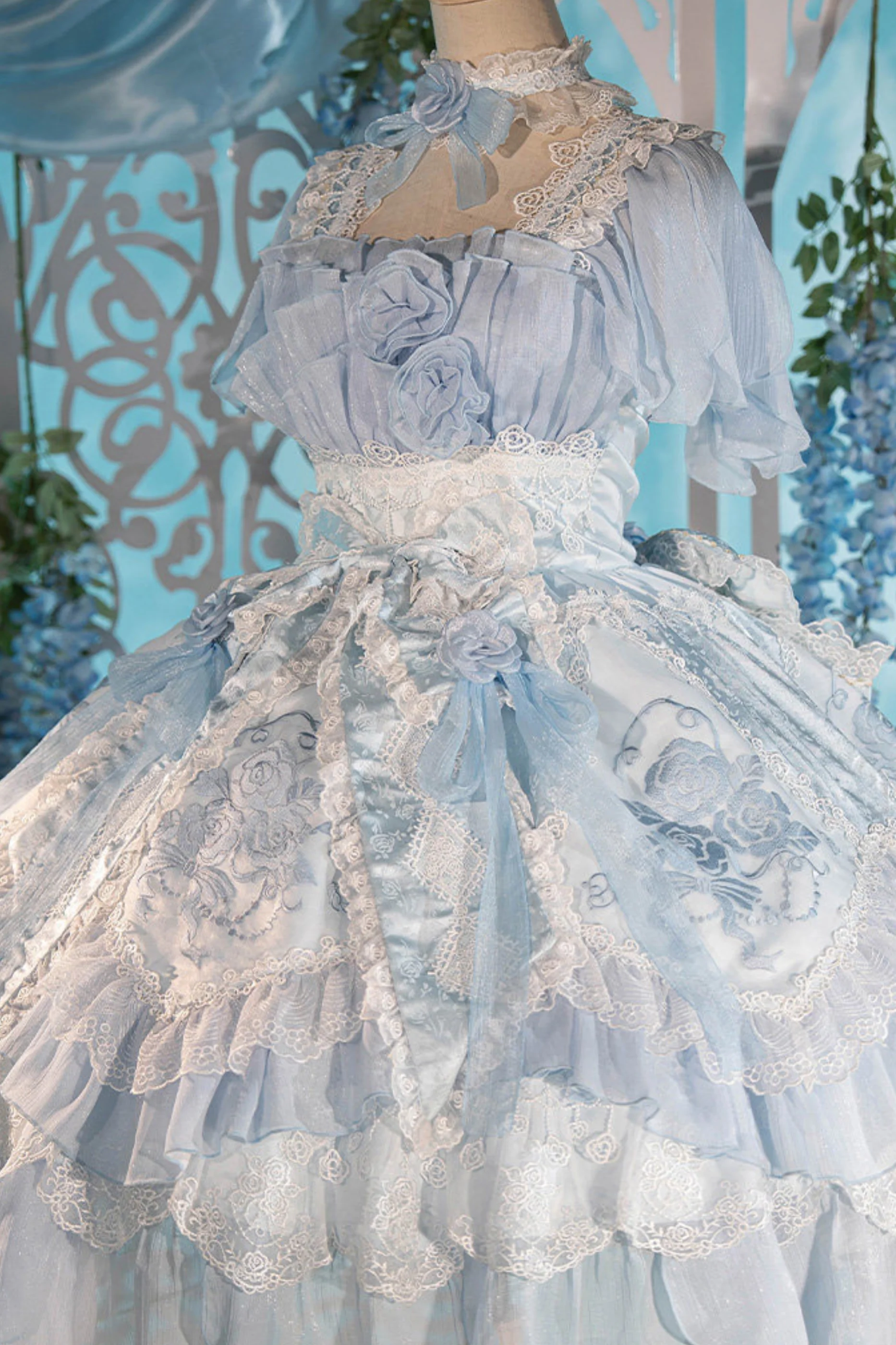Fairy Princess Lolita Jumper Skirt + Hair Accessories + Sleeves - Image 50