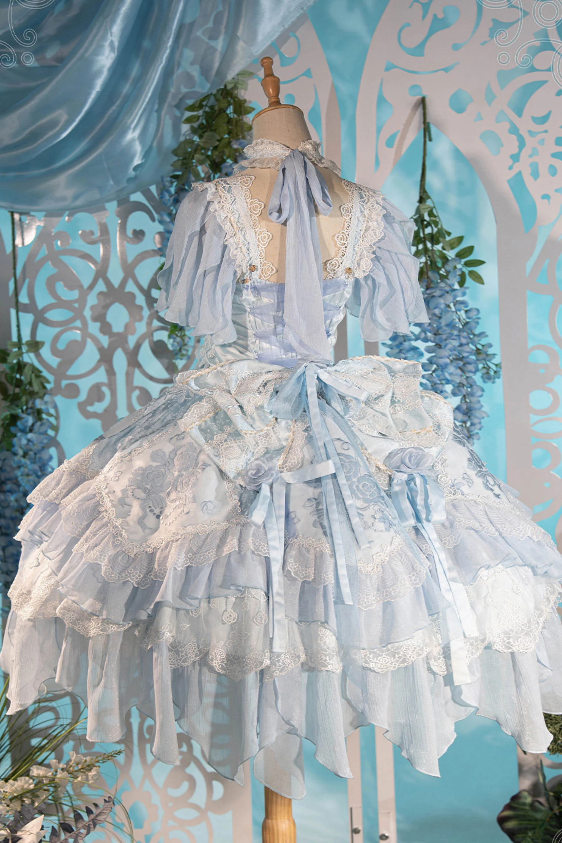 Fairy Princess Lolita Jumper Skirt + Hair Accessories + Sleeves - Image 57