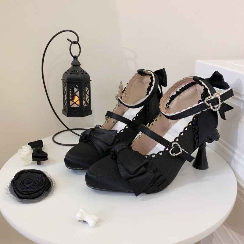 Ruffled Bows Leather Princess Shoes - Image 6