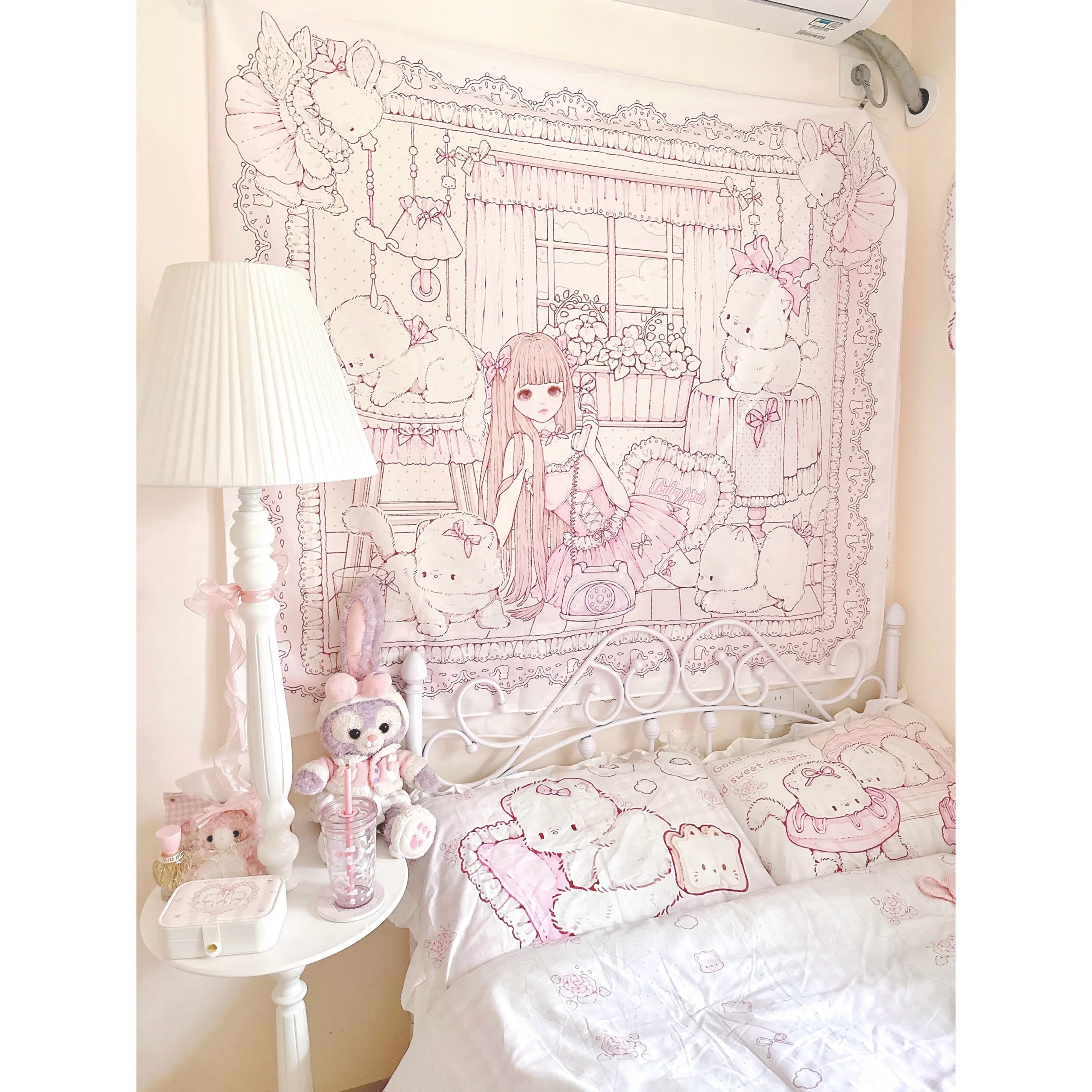 Ruffled girly sweet bed sheet set of four - Image 4