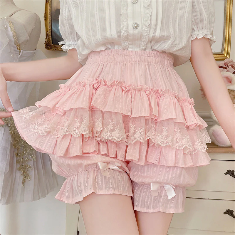 ruffled kawaii shorts - Image 6