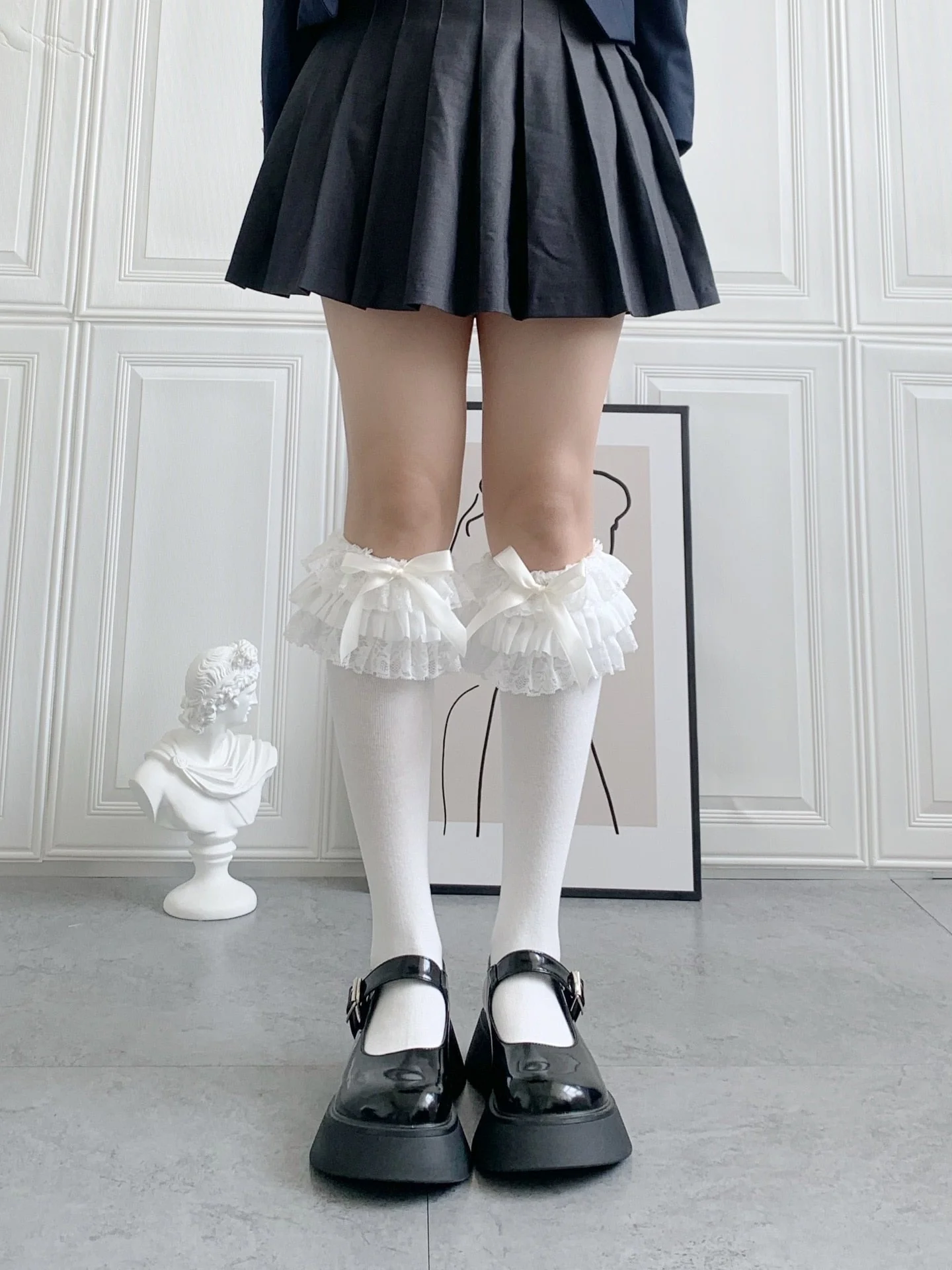 Ruffled Knee Socks - Image 14