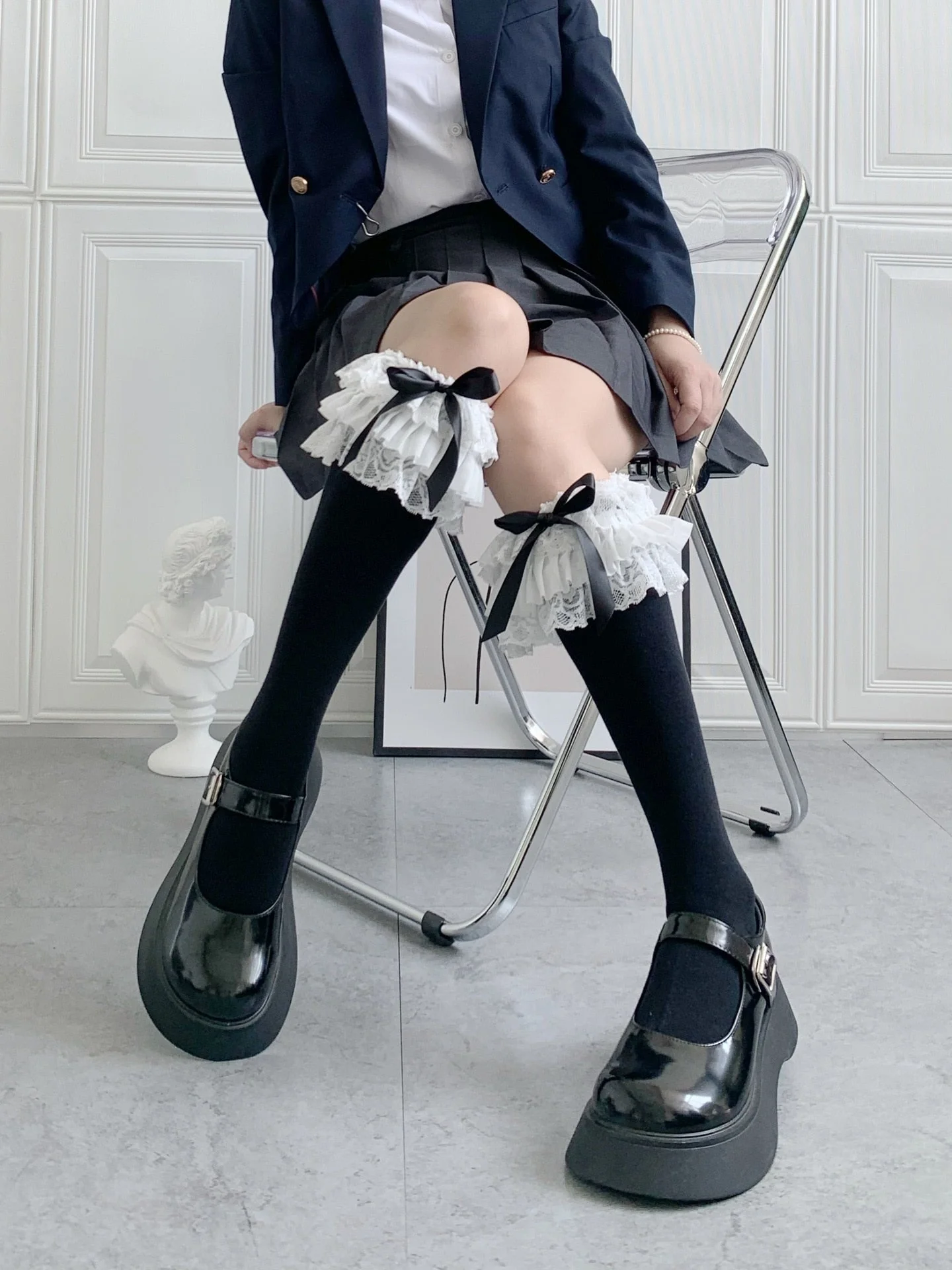 Ruffled Knee Socks - Image 6
