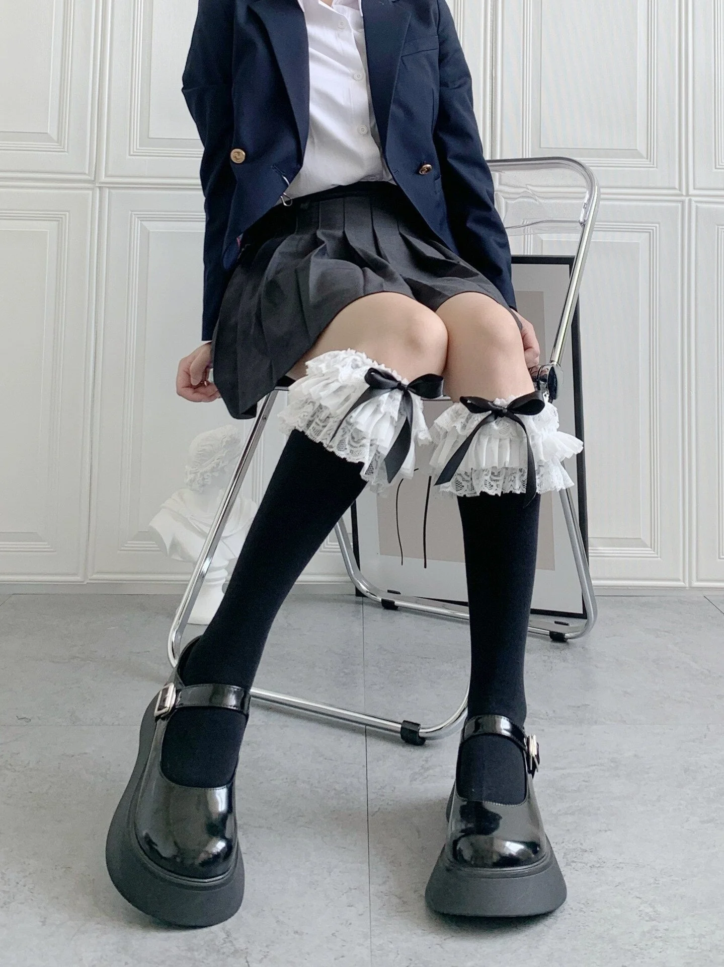 Ruffled Knee Socks - Image 7