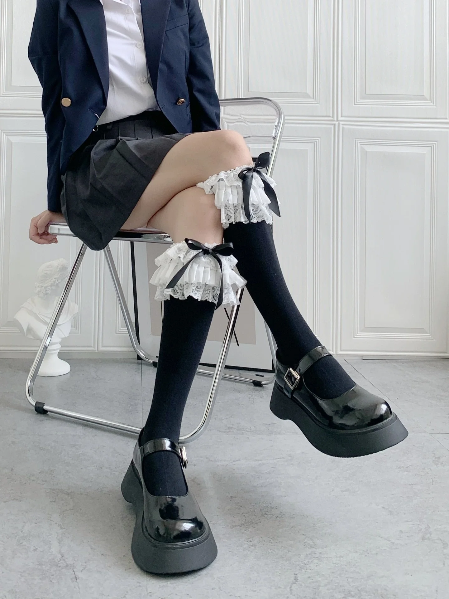 Ruffled Knee Socks - Image 8