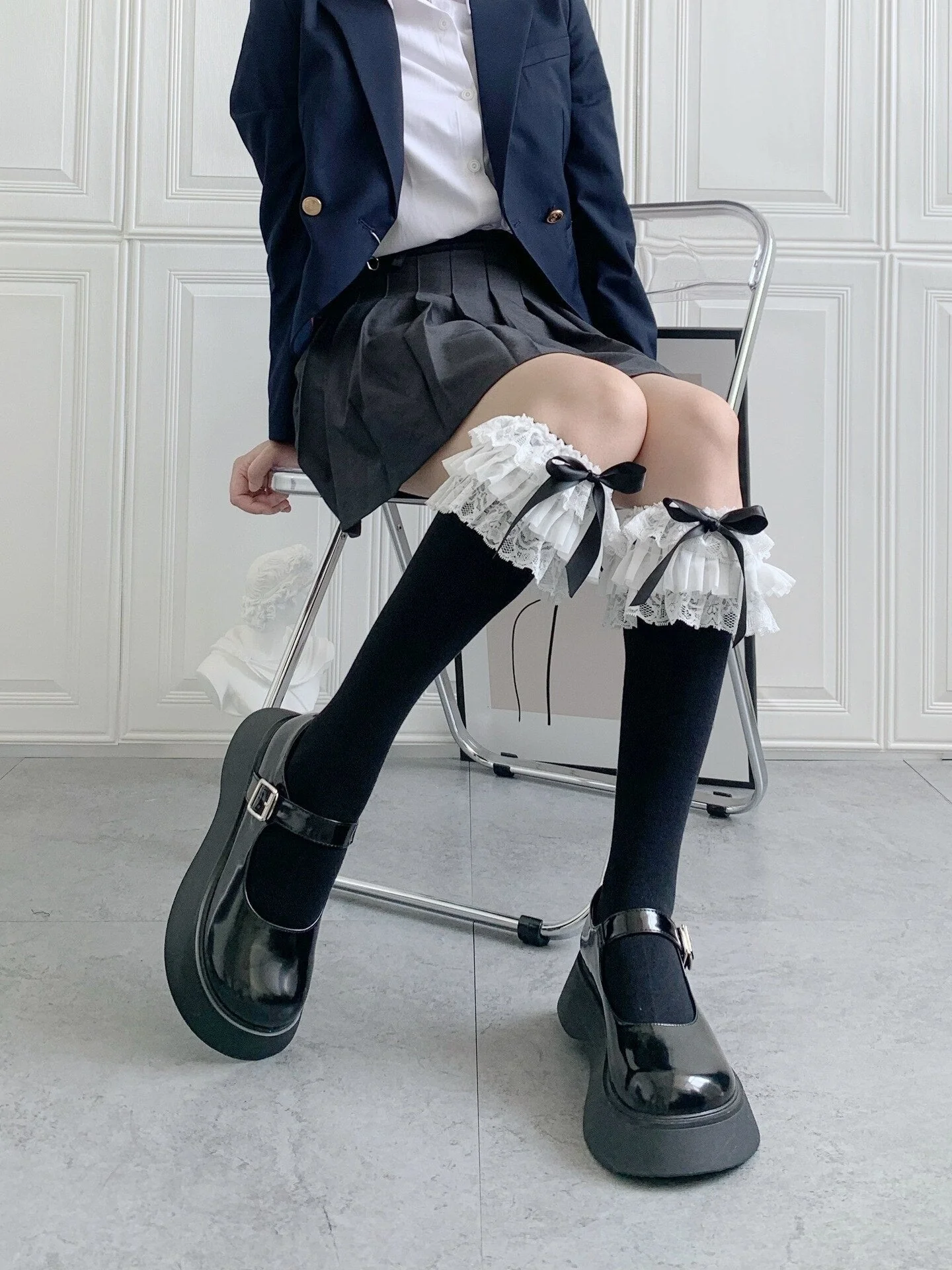 Ruffled Knee Socks - Image 9